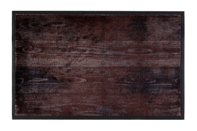 Sdim Πατάκι Εισόδου Μοκέτα με Αντιολισθητικό Υπόστρωμα Soft & Design 201 Wood Brown 55x90εκ. Πάχους 8mm