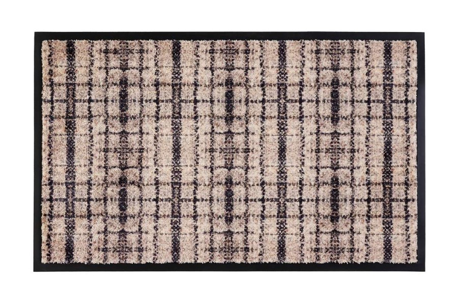 Sdim Πατάκι Εισόδου Μοκέτα με Αντιολισθητικό Υπόστρωμα Soft & Design 627 Burberry Beige 55x90εκ. Πάχους 8mm