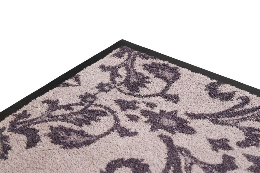 Sdim Πατάκι Εισόδου Μοκέτα με Αντιολισθητικό Υπόστρωμα Soft & design 630 Ornament Grey 55x90εκ. Πάχους 8mm