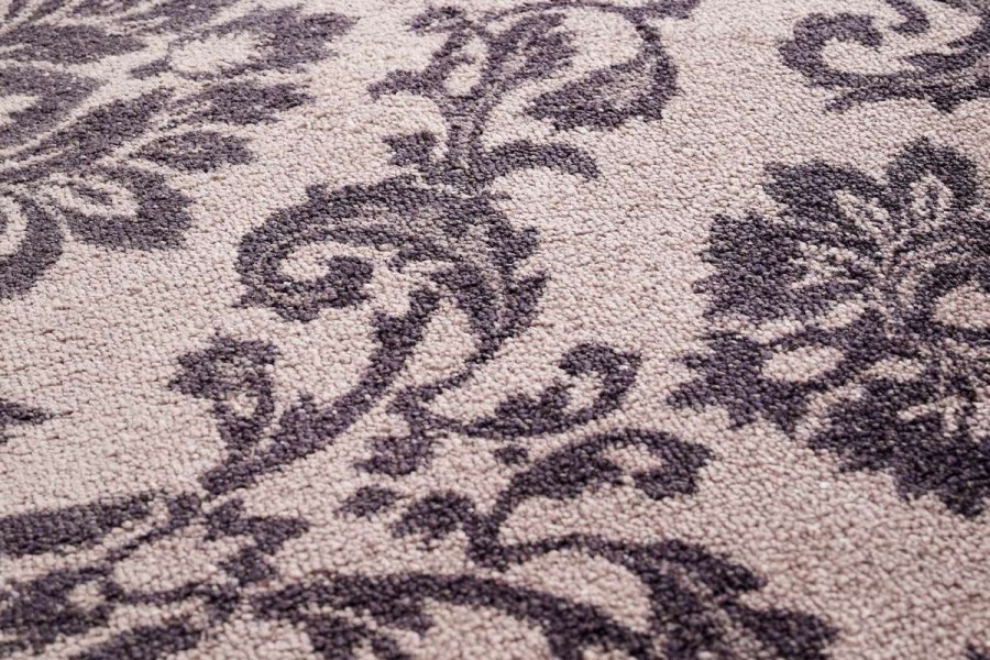 Sdim Πατάκι Εισόδου Μοκέτα με Αντιολισθητικό Υπόστρωμα Soft & design 630 Ornament Grey 55x90εκ. Πάχους 8mm