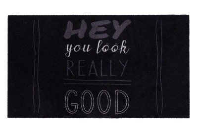 Sdim Πατάκι Εισόδου Μοκέτα με Αντιολισθητικό Υπόστρωμα Impression 940 Look Good Black 40x70εκ. Πάχους 5mm