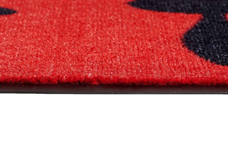 Sdim Πατάκι Εισόδου Μοκέτα με Αντιολισθητικό Υπόστρωμα Emotion-xs 401 Cats Red 40x80εκ. Πάχους 8mm