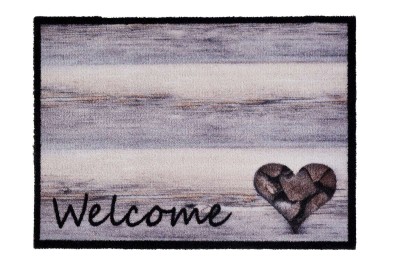 Sdim Πατάκι Εισόδου Μοκέτα με Αντιολισθητικό Υπόστρωμα Ambiance 800 Welcome Heart 50x75εκ. Πάχους 8mm