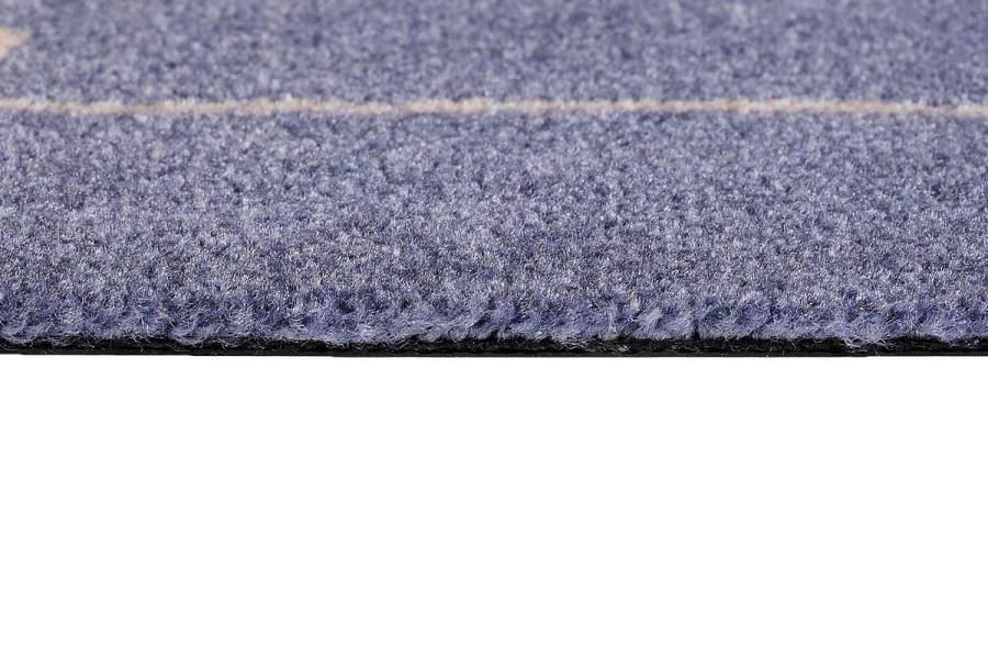 Sdim Πατάκι Εισόδου Μοκέτα με Αντιολισθητικό Υπόστρωμα Ambiance 814 Willkommen Herz Grau 50x75εκ. Πάχους 8mm