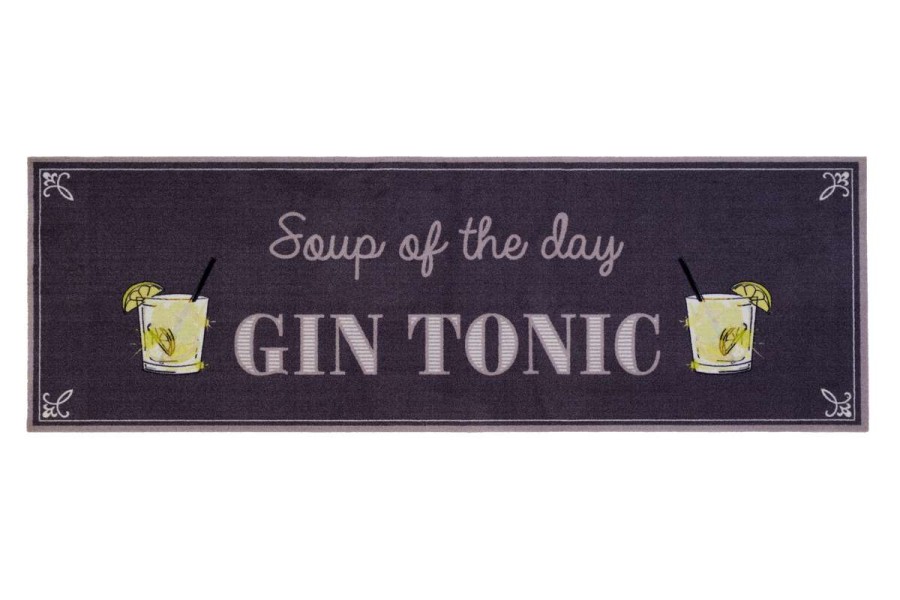 Sdim Πατάκι Κουζίνας με Αντιολισθητικό Υπόστρωμα Cook & Wash 406 Gin Tonic 50x150εκ.