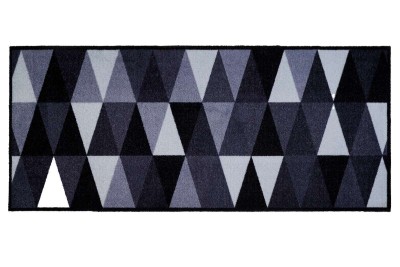 Sdim Πατάκι Κουζίνας με Αντιολισθητικό Υπόστρωμα Universal 414 Geometric Silver 67x150εκ.