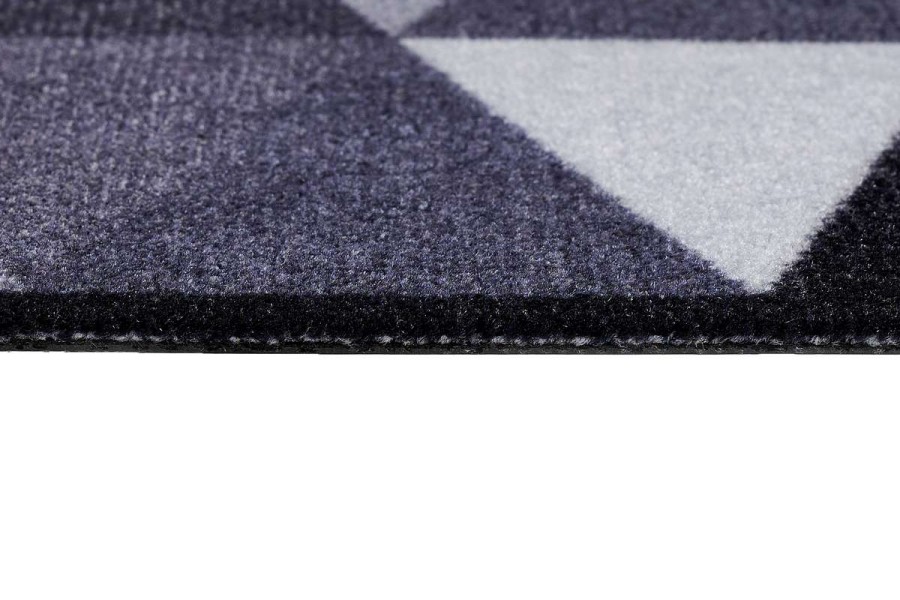 Sdim Πατάκι Κουζίνας με Αντιολισθητικό Υπόστρωμα Universal 414 Geometric Silver 67x150εκ.