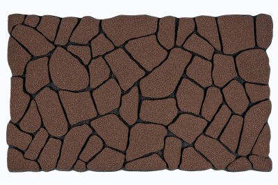 Sdim Αντιολισθητικό Πατάκι Εισόδου Ecomat 012 Brown Cleanscrape Flagstone 45x75εκ.