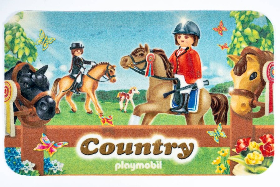 Sdim Πατάκι Εισόδου Playmobil Μοκέτα με Αντιολισθητικό Υπόστρωμα Deco 004 Country 50x80εκ. Πάχους 6mm