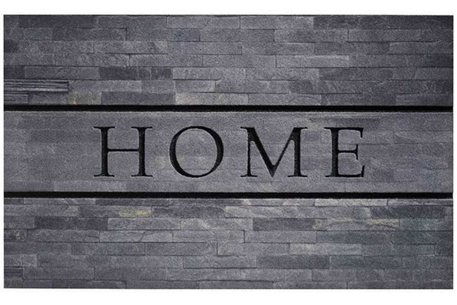 Sdim Αντιολισθητικό Πατάκι Εισόδου Ecomat 002 Home Stones Γκρί 45x75εκ.